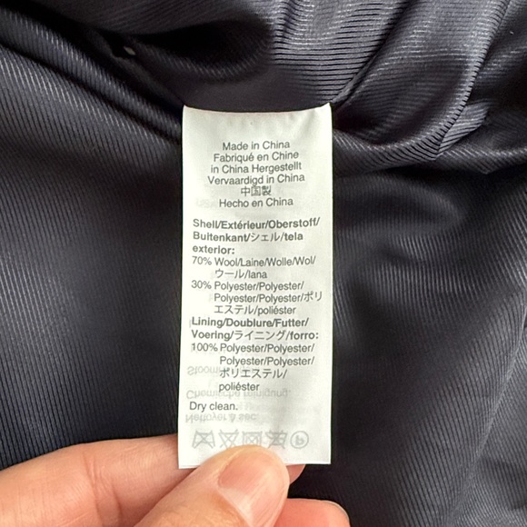 Madewell Navy and White Checkered Jacket - Picture 5 of 5